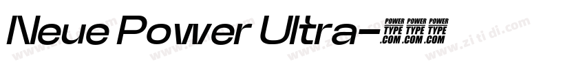 Neue Power Ultra字体转换